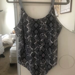 Victoria Secret snake skin body suit/ leotard